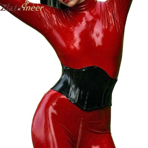 Rubber Latex Corset Women Black Body Sharper Gummi 1mm Fashion Natural