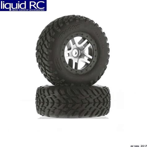 Traxxas Tires Wheels Assembled Glued Sct Split Spoke Sati