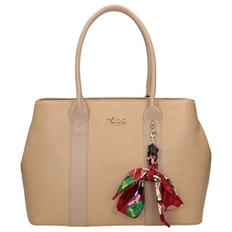 Nobo Du A Elegancka Be Owa Torba Shopper Z Apaszk Nobo Moda Sklep