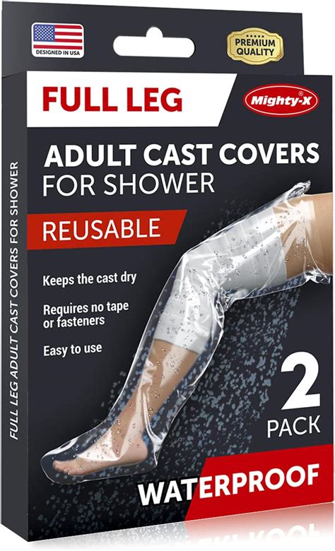 Waterproof Cast Cover Leg Watertight Seal Reusable Full Leg