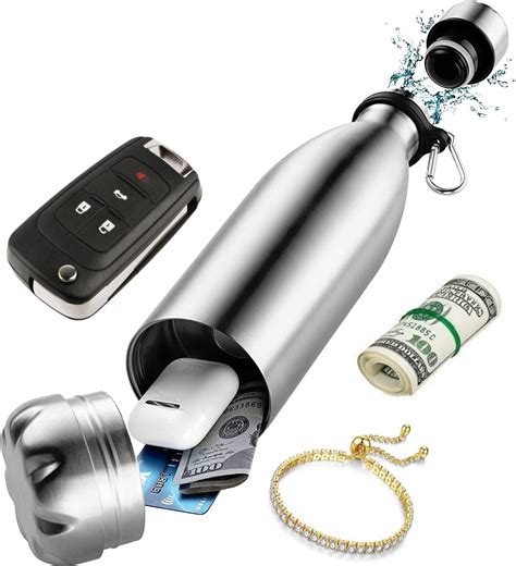 Diversion Safe Water Bottle Stainless Steel Bottle Safe Box With