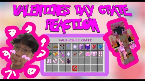 VALENTINES CRATE REACTION 5 KEYS Minecraft YouTube