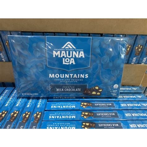 Toblerone SALE MAUNA LOA MOUNTAINS MILK CHOCOLATE COVERED MACADAMIA