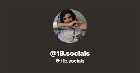 1bsocials Instagram Tiktok Twitch Linktree