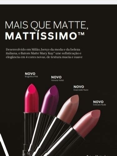 Batom Lábial Belíssimo Nude Matte Mary Kay MercadoLivre