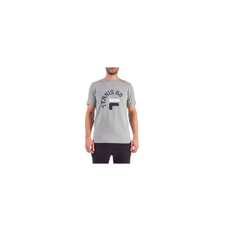 Camiseta Fila Tennis Masculina Cinza Loja De Artigos Para T Nis