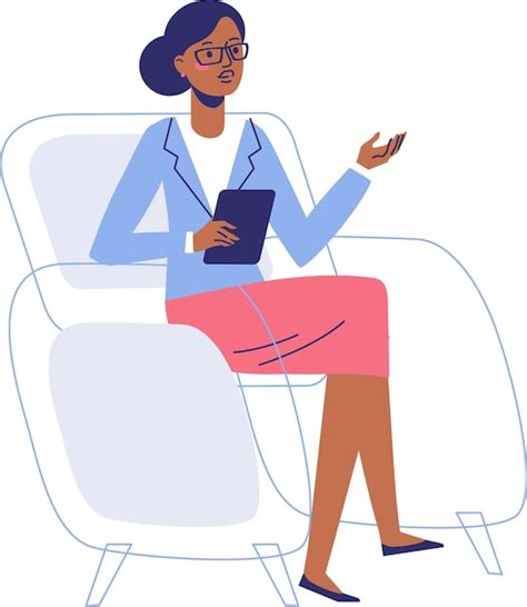 Premium Vector Sitting Black African American Woman Crossed Legs