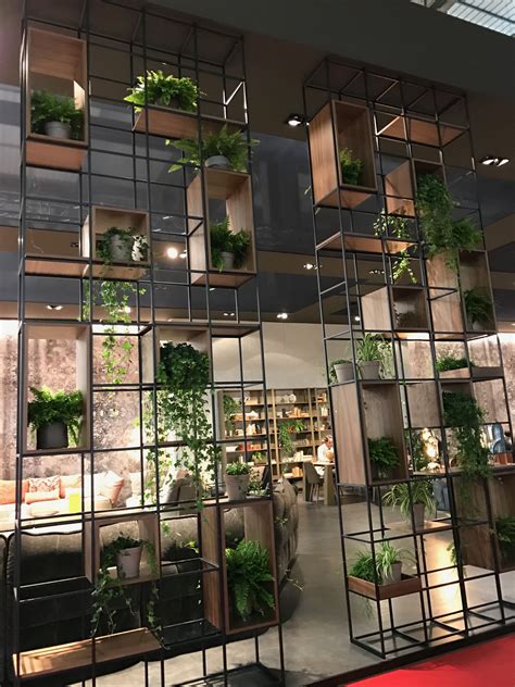 Modern Industrial Interior Design with Plant Displays