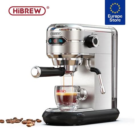 HiBREW Cafetera Semiautom Tica Inox De 19 Bar M Quina De Caf Superfina