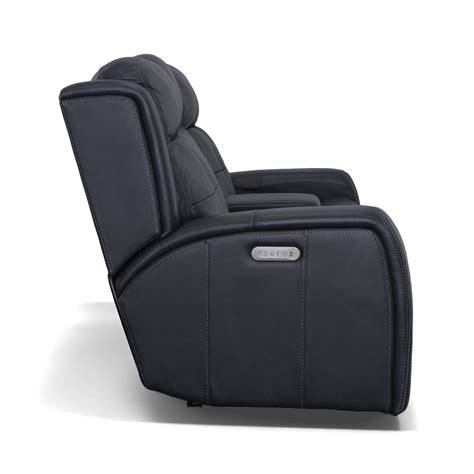 Flexsteel Latitudes - Grant 11184234 Leather Power Reclining Console ...