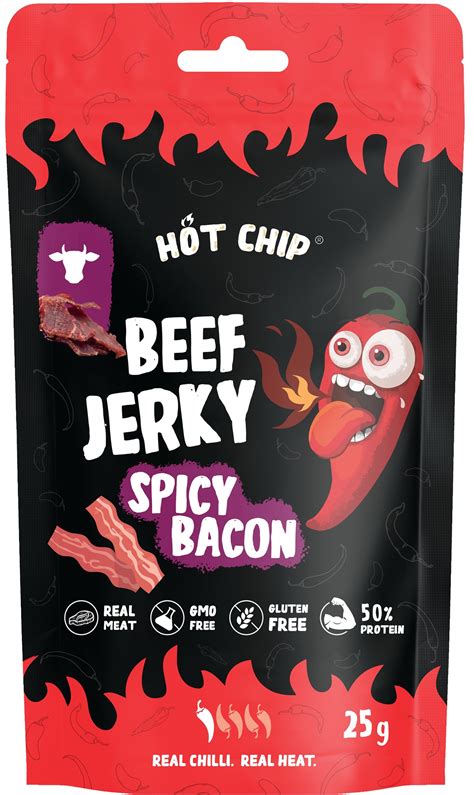 Hot Chip Hovězí jerky chilli a slanina
