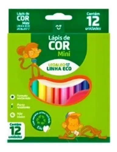 Lapis De Cor Para Criança De 2 Anos - Kit 2 Caixas De 12 Un Lápis Mini Lápis De Cor Infantil | MercadoLivre