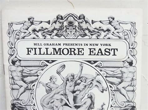 Fillmore East Bill Graham Original Program Featuring Procol