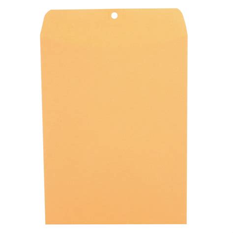 UNIVERSAL Manila Envelopes: #90 Envelope Size, Kraft, Top, Brown, 100 PK - 6PDP5|UNV35264 - Grainger