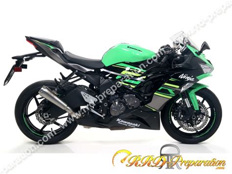 Kit silencieux d échappement avec raccord ARROW PRO RACE pour KAWASAKI