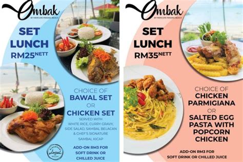 Rm25 To Rm35 Hotel Set Lunch Menu At Mercure Penang Beach Smartdory