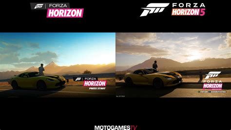 Forza Horizon Start Menu Recreated In Forza Horizon 5 Forza Horizon 10th Anniversary Update