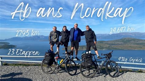 Ab Ans Nordkap Mit Dem Fahrrad Aus Dem Allg U Ans Nordkap Youtube