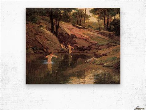 The Swimming Hole By Edward Henry Potthast Wall Art