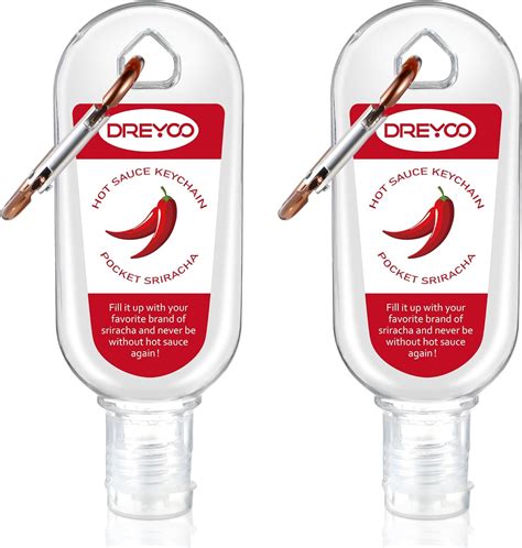 Amazon Aurelema Pack Hot Sauce Keychain Small Sriracha Hot