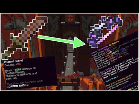 The Ultimate Weapon Progression Guide Hypixel Skyblock Youtube