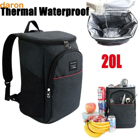 DARON Mochila Térmica Camping 20L Mantenha O Saco Refrigerador Isolado