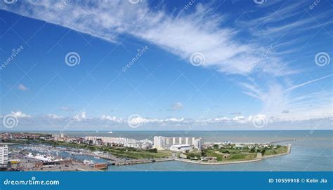 Sea Beach of Calais stock photo. Image of beach, cloud - 10559918