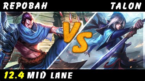 Repobah Yasuo Vs Talon MID Patch 12 4 Yasuo Gameplay YouTube