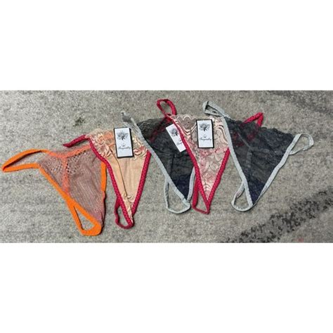 Intimates Sleepwear Women Low Rise Gstring Thong Tback Cheeky Brazilian Cut High Leg Bikini