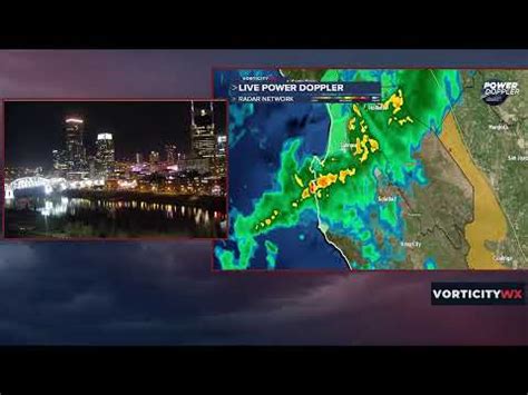 Vorticity Power Doppler Tornado Warnings Ongoing In California Radar