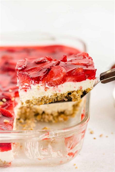 Strawberry Pretzel Salad Recipe Princess Pinky Girl