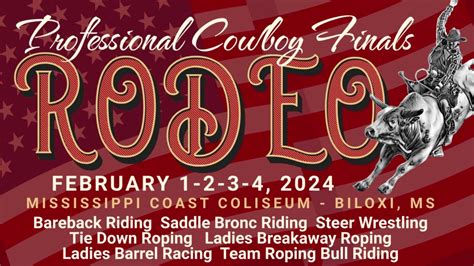 Pca Rodeo Finals In Biloxi Go Gulf States