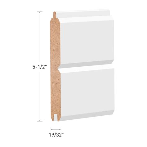 1932 X 5 12 X 12 Metrie Complete® Polar White Painted Mdf Tandg