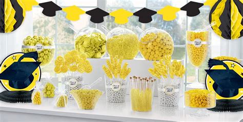 Yellow Congrats Grad Graduation Party Supplies Party City