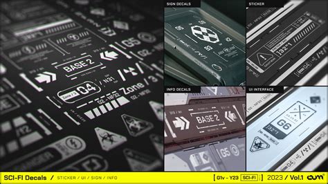 Sci-Fi Decals on Behance