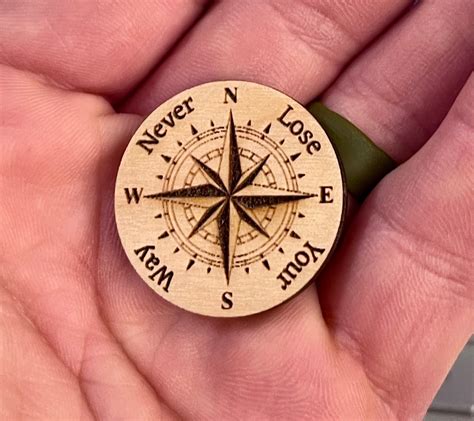 Never Lose Your Way Compass Token Digital File Only No Physical Product Will Ship Svg Pdf