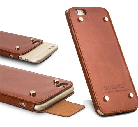 Qialino Genuine Leather phone Case For iPhone 6 & 6s Cover for iphone 6 ...