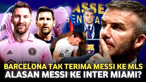 Tangisan Messi Di Tengah Keputusannya Ke Mls Kronologi Dibalik