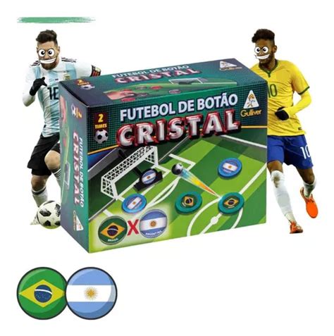 Jogo Futebol De Botão Copa Do Mundo Cristal 2 Seleções Times Frete grátis