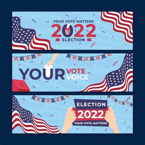 US General Election Banner Template 3622267 Vector Art at Vecteezy