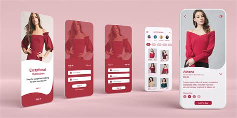 Fashion Mobile App UI UX Design On Behance