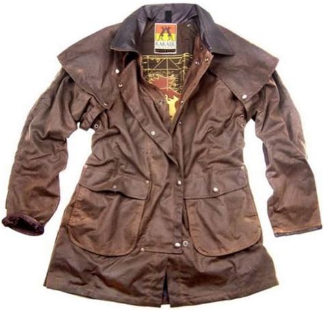 Kakadu Mens Oil Cloth Oilskin Western Australian Waterproof Duster