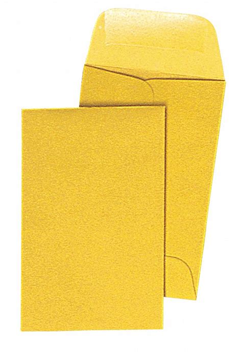 QUALITY PARK 1 Envelope Size Kraft Coin Envelopes 23K930 QUA50160