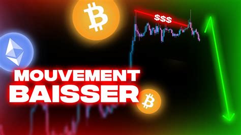 BITCOIN MOUVEMENT BAISSIER POUR BIENTÔT Analyse BTC Altcoins