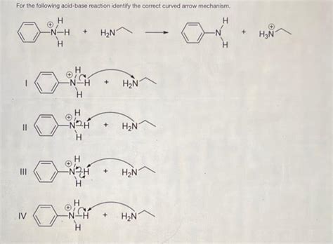 Solved For The Following Acid Base Reaction Identify The