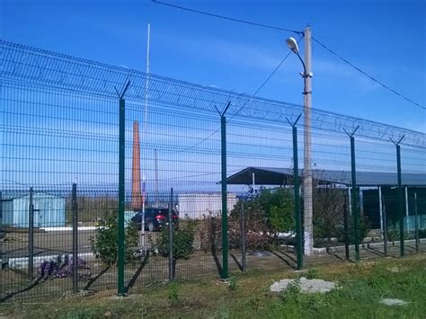 Металлические заборные секции с установкой