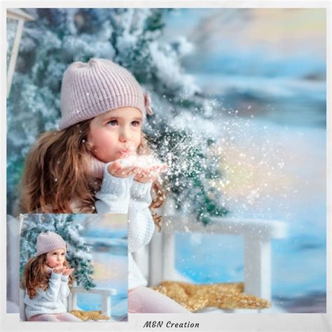 40 Blowing Snow Overlay Snow Overlay Photoshop Overlays | Etsy