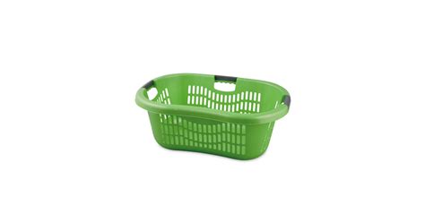 Grid Laundry Basket Green Aldi Uk