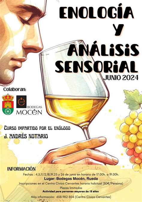 RUEDA Curso Enología y Análisis sensorial 4 al 26 de Junio