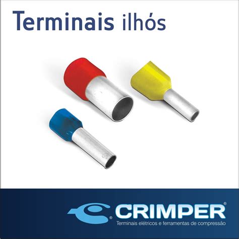 Terminal Tubular Isolado Ilh S Simples E Duplo Crimper Frete Gr Tis